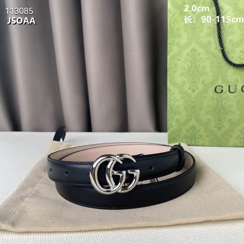 Gucci belt 20mmX90-115cm 8L13